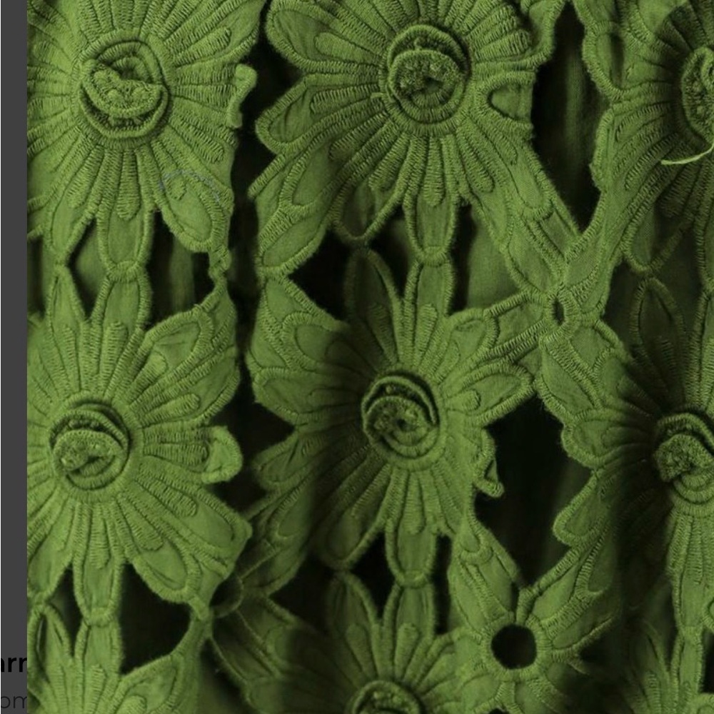 FARM Rio Green Richelieu Midi Skirt - Picture 10 of 10